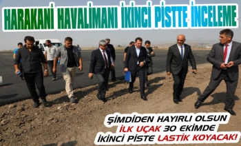 Vali Doğan Havalimanın İkinci Pistini İnceledi