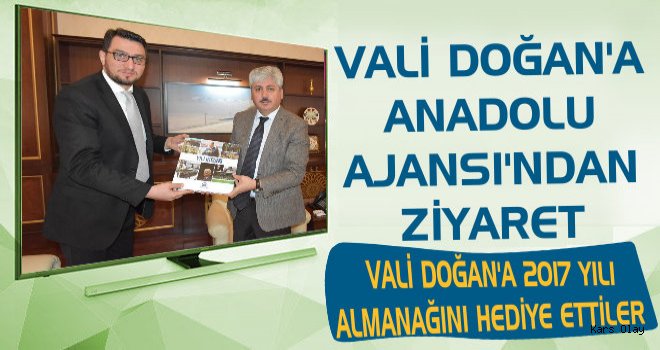 Vali Doğan'a Anadolu Ajansı'ndan Ziyaret