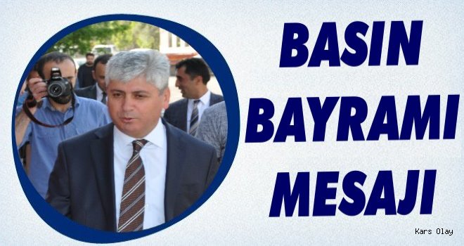 Vali Doğan'dan 'Basın Bayramı' Mesajı