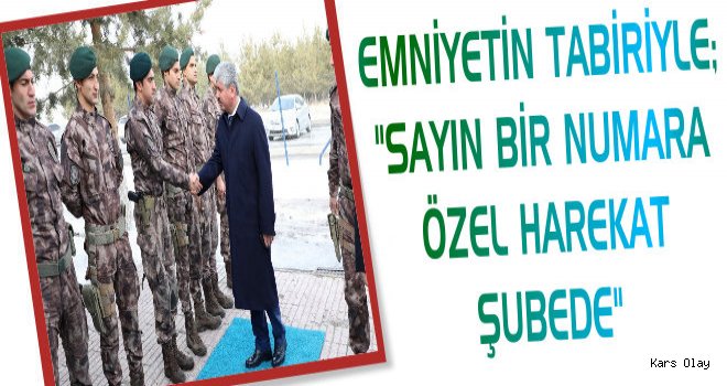 Vali Doğan'dan Özel Harekât'a Ziyaret