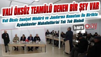 Vali Öksüz, Bu Kez Aydınlıkevler'de Dert Dinledi