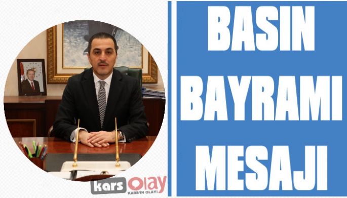 Vali Öksüz'den Basın Bayramı Mesajı