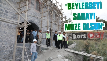 Vali Öksüz'den Beylerbeyi Sarayı İncelemesi