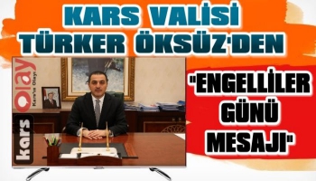 Vali Öksüz’den Dünya Engelliler Günü Mesajı