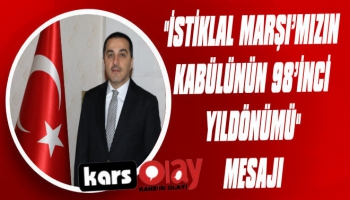 Vali Öksüz'den 'İstiklal Marşı'nın Kabülü' Mesajı