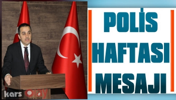 Vali Öksüz'den 'Polis Haftası' Mesajı