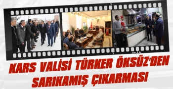 Vali Öksüz'den Sarıkamış Ziyareti