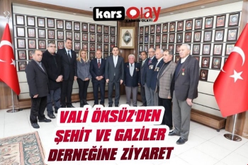 Vali Öksüz'den Şehit ve Gaziler Derneğine Ziyaret