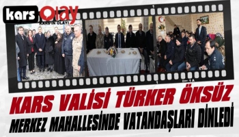 Vali Öksüz Merkez Mahallesinde Vatandaşları Dinledi