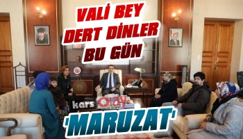 Vali Öksüz, Vatandaşları Makamında Ağırladı