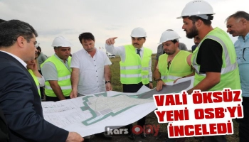 Vali Öksüz Yeni OSB'yi İnceledi