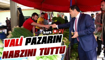 Vali, Pazarın Nabzını Tuttu