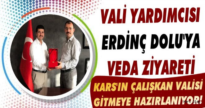 Vali Yardımcısı Dolu'ya Veda Ziyareti