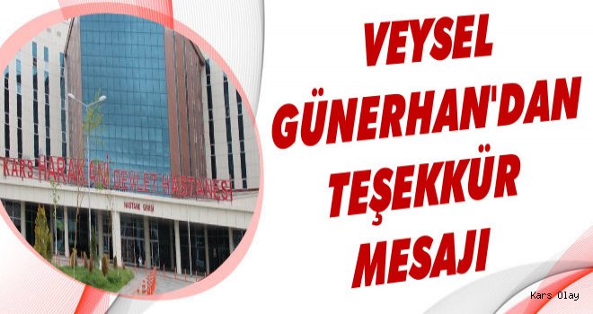 Veysel Günerhan’dan Teşekkür Mesajı