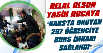 Yasin Aşkın Yıldırım'dan 297 Öğrenciye Burs