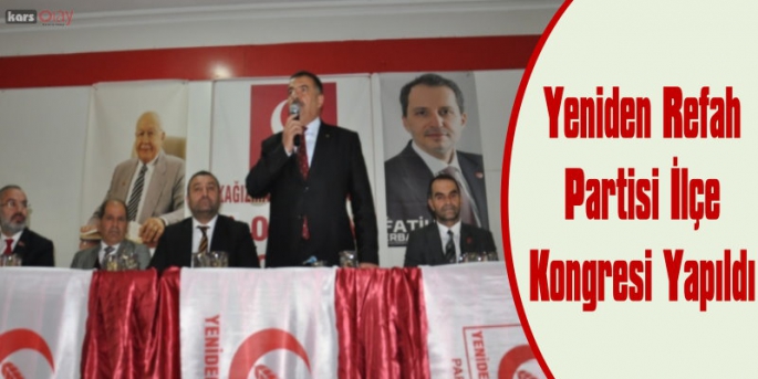 Yeniden Refah Partisinin Kağızman İlçesi  2.Olağan Kongresi Gerçekleştirildi