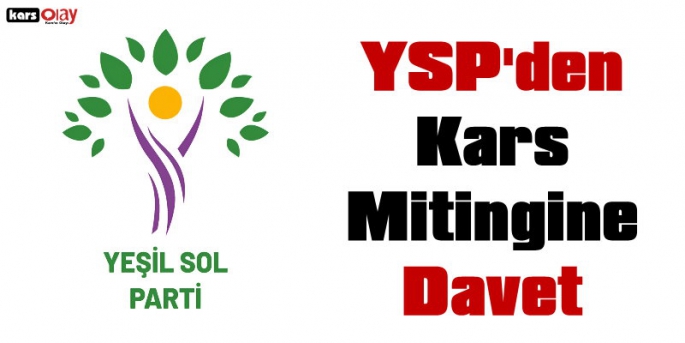 YEŞİL SOL PARTİ’ DEN MİTİNGE KATILIM ÇAĞRISI