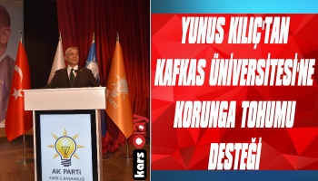 Yunus Kılıç Kafkas Üniversitesi'ne 7.5 Ton Tohum Gönderdi